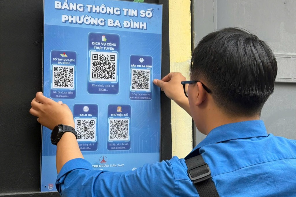 Bảng tin số đưa thông tin, dịch vụ công đến ngay đầu ngõ Bảng tin số đưa thông tin, dịch vụ công đến ngay đầu ngõ