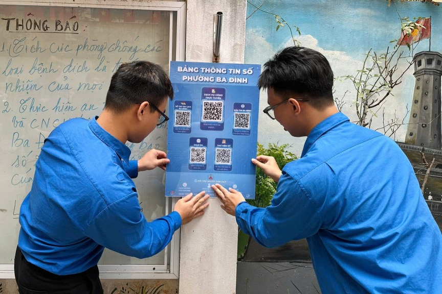 Bảng tin số đưa thông tin, dịch vụ công đến ngay đầu ngõ Bảng tin số đưa thông tin, dịch vụ công đến ngay đầu ngõ