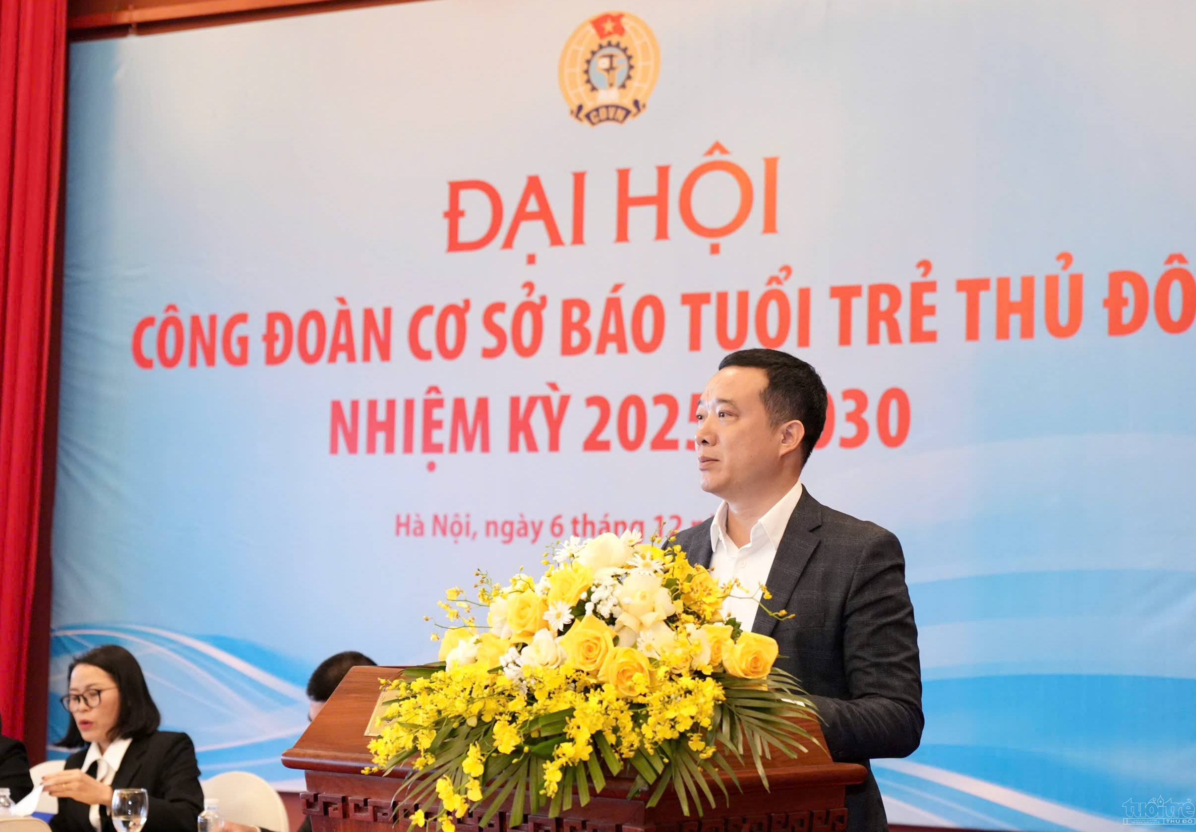 Đồng chí Cao Minh Quân, Kế toán trưởng phát biểu Đồng chí Cao Minh Quân, Kế toán trưởng phát biểu