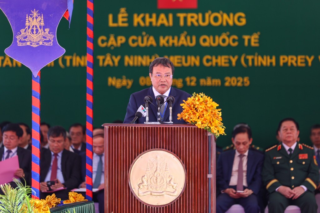 Chủ tịch tỉnh Tây Ninh phát biểu - Ảnh: VGP/Nhật Bắc Chủ tịch tỉnh Tây Ninh phát biểu - Ảnh: VGP/Nhật Bắc