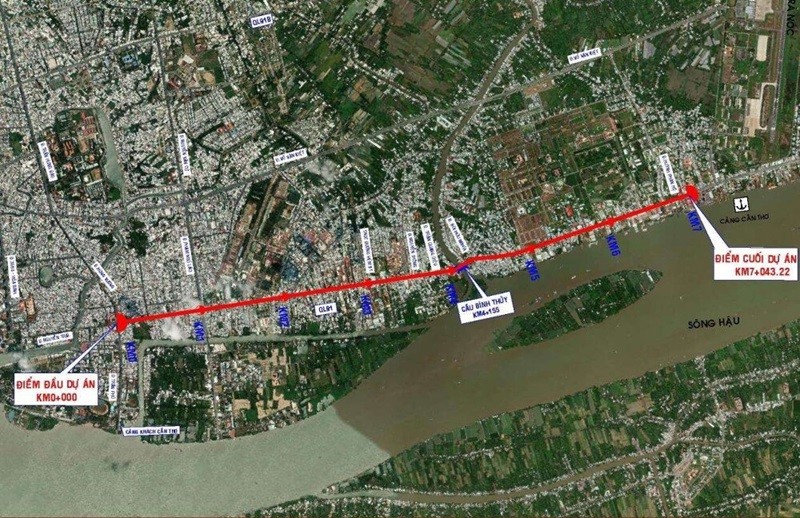 Dự án nâng cấp, mở rộng Quốc lộ 91 đoạn từ Km0 đến Km7 với tổng vốn đầu tư hơn 7.238 tỷ đồng Dự án nâng cấp, mở rộng Quốc lộ 91 đoạn từ Km0 đến Km7 với tổng vốn đầu tư hơn 7.238 tỷ đồng