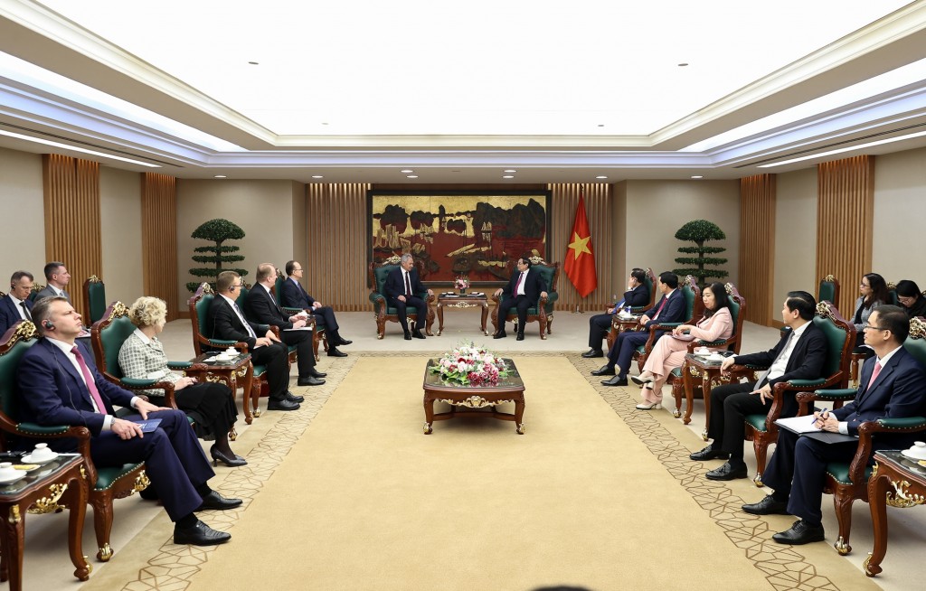 Thủ tướng Chính phủ Phạm Minh Chính nhận thấy quan hệ hai nước đang phát triển tốt đẹp - Ảnh; VGP/Nhật Bắc Thủ tướng Chính phủ Phạm Minh Chính nhận thấy quan hệ hai nước đang phát triển tốt đẹp - Ảnh; VGP/Nhật Bắc