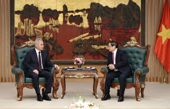 Thủ tướng Phạm Minh Chính tiếp Thư ký Hội đồng An ninh Liên bang Nga