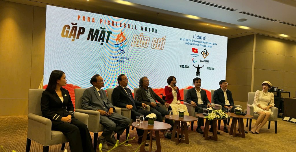 Quang cảnh Lễ công bố giải Para Natuh Pickleball Quang cảnh Lễ công bố giải Para Natuh Pickleball