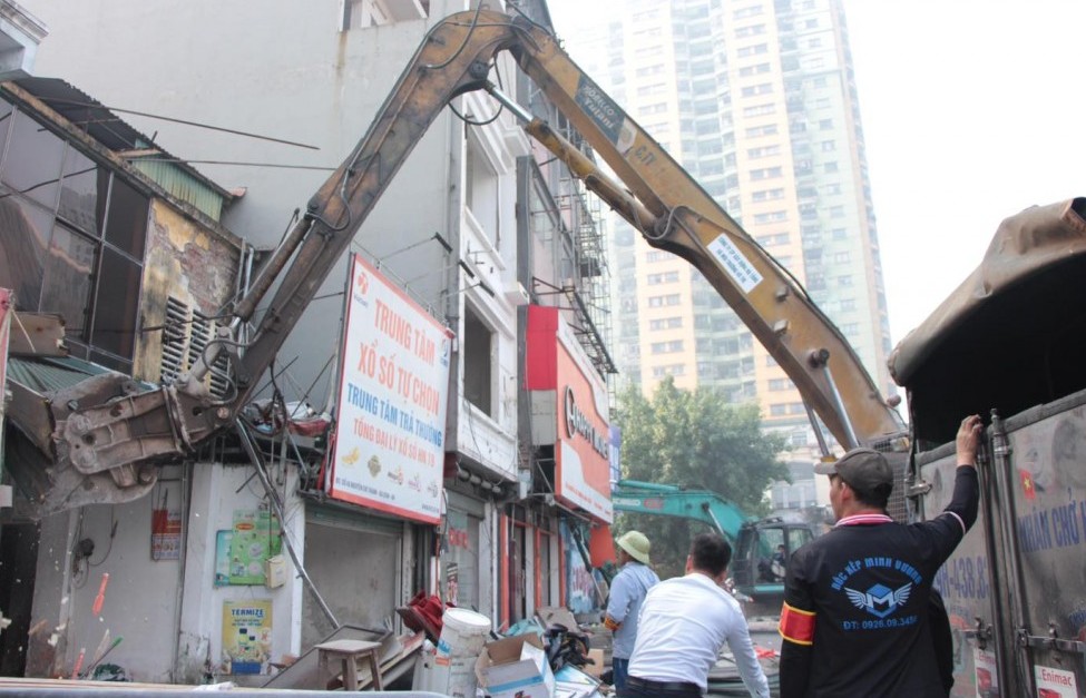 Phường Giảng Võ nỗ lực hoàn thành giải phóng mặt bằng đường Vành đai 1