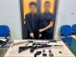 Tổ công tác 141 phát hiện nhiều đối tượng tàng trữ súng, đạn