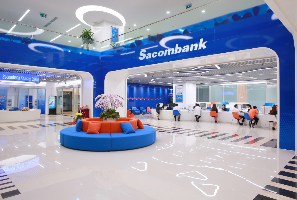 Sảnh chờ giao dịch của Sacombank Sảnh chờ giao dịch của Sacombank