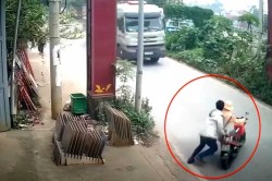 Xử lý nghiêm đối tượng đẩy Cảnh sát giao thông vào đầu xe tải