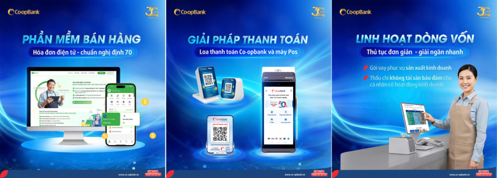 Co-opBank đồng hành cùng hộ kinh doanh trong kỷ nguyên số