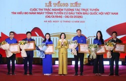Hơn 7,3 triệu lượt thi trực tuyến tìm hiểu về Quốc hội