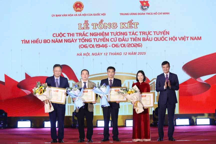 Hơn 7,3 triệu lượt thi trực tuyến, sức hút tìm hiểu về Quốc hội