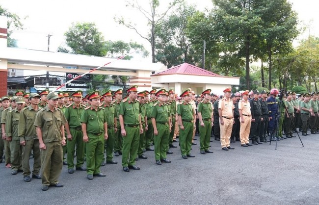 Cà Mau ra quân cao điểm giữ vững an ninh trước các sự kiện lớn của đất nước