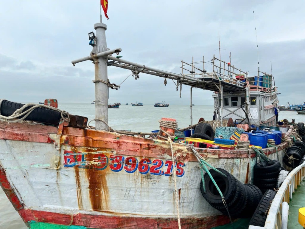 Bắt giữ tàu cá vận chuyển khoảng 50.000 lít dầu DO không nguồn gốc Bắt giữ tàu cá vận chuyển khoảng 50.000 lít dầu DO không nguồn gốc