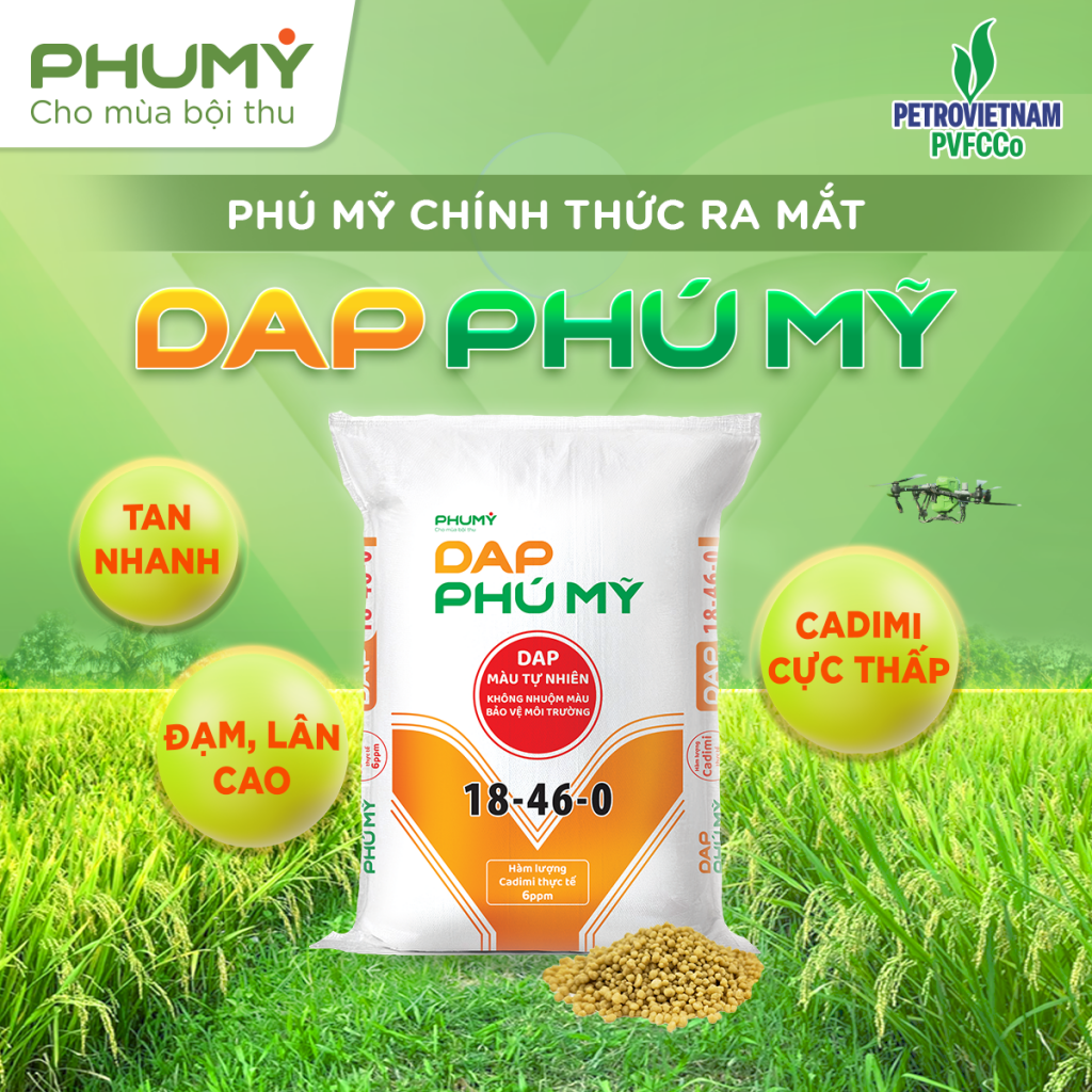 PVFCCo - Phú Mỹ ra mắt DAP Phú Mỹ, mở rộng danh mục sản phẩm PVFCCo - Phú Mỹ ra mắt DAP Phú Mỹ, mở rộng danh mục sản phẩm