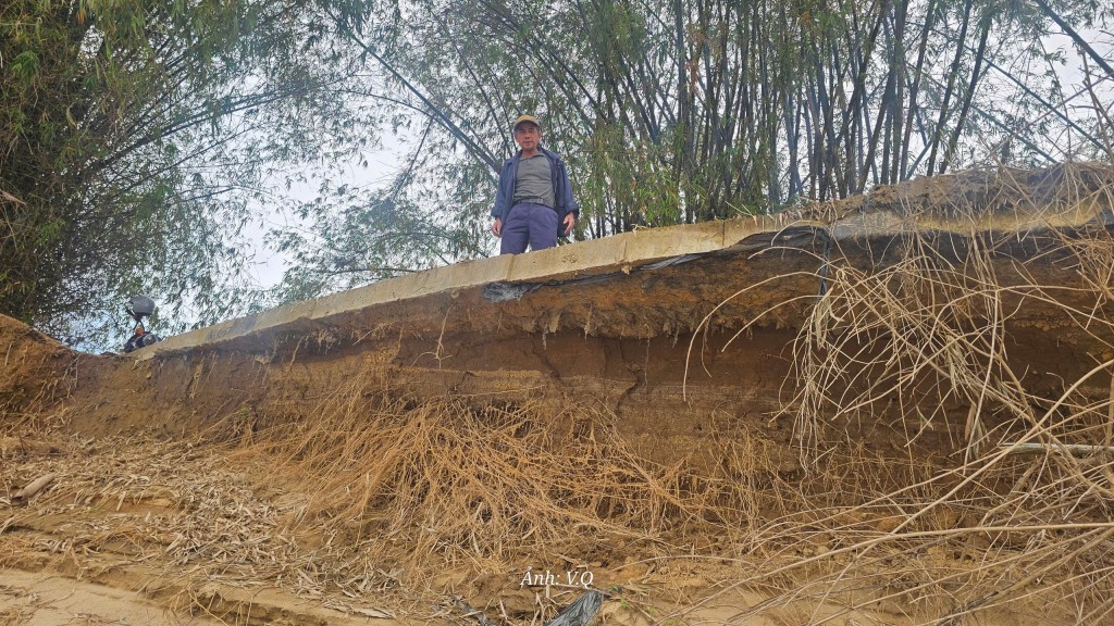 Sạt lở đi qua, xác xơ ở lại vùng phù sa Nhị Dinh Sạt lở đi qua, xác xơ ở lại vùng phù sa Nhị Dinh