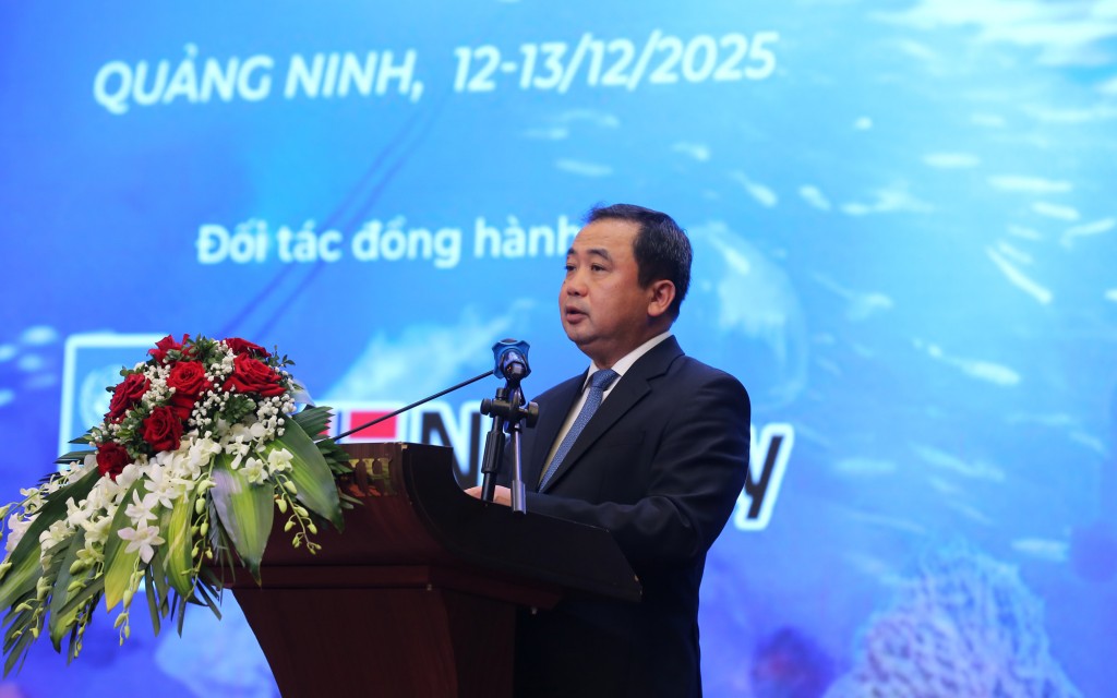 Bộ trưởng Bộ Nông nghiệp và Môi trường Trần Đức Thắng phát biểu khai mạc Diễn đàn - Ảnh: VGP/Minh Khôi Bộ trưởng Bộ Nông nghiệp và Môi trường Trần Đức Thắng phát biểu khai mạc Diễn đàn - Ảnh: VGP/Minh Khôi