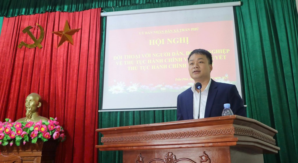 97% hồ sơ đúng hạn, bứt phá thủ tục hành chính xã Trần Phú