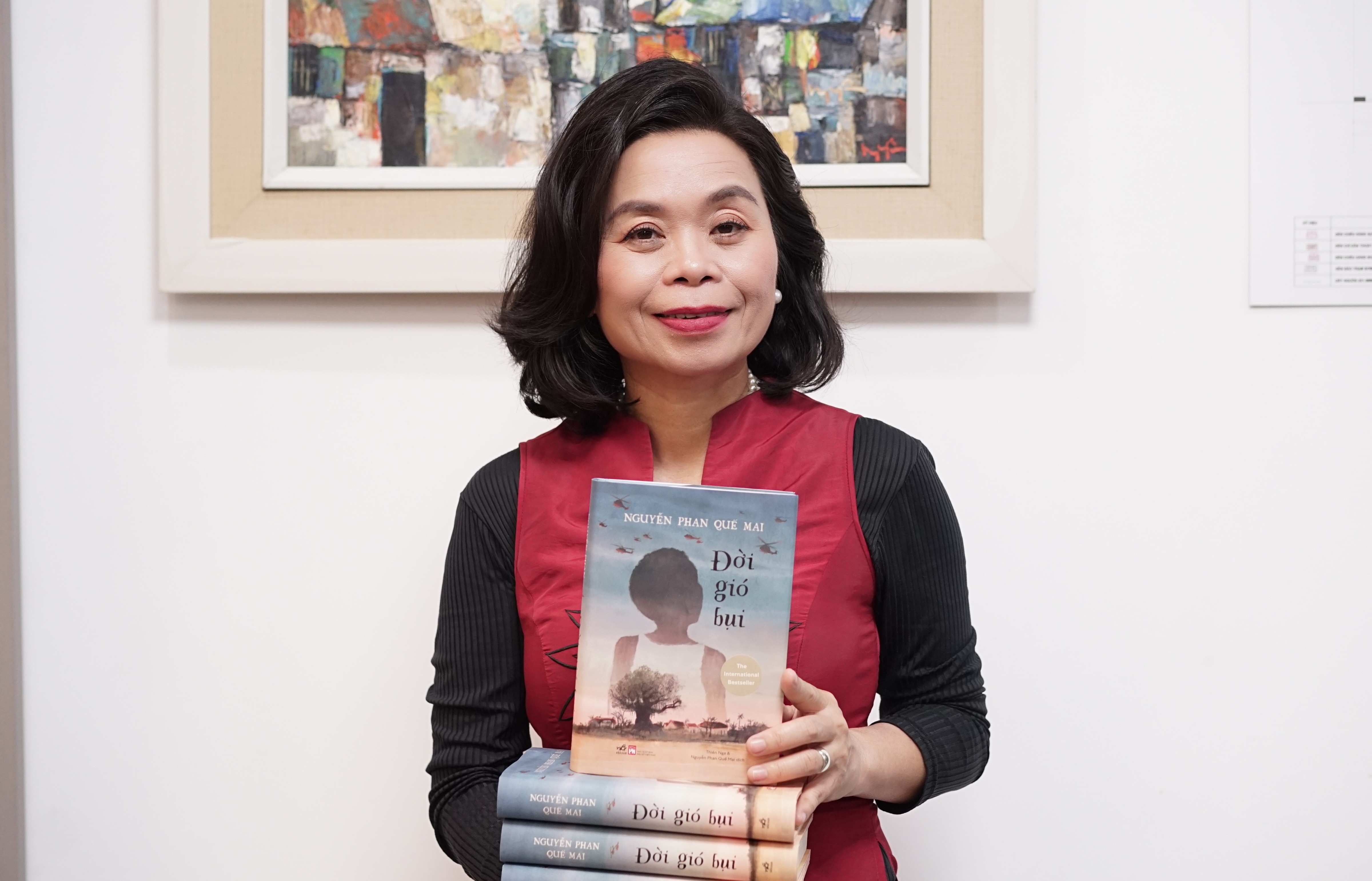 Nguyễn Phan Quế Mai hồi hộp khi mang "Đời gió bụi" về quê hương
