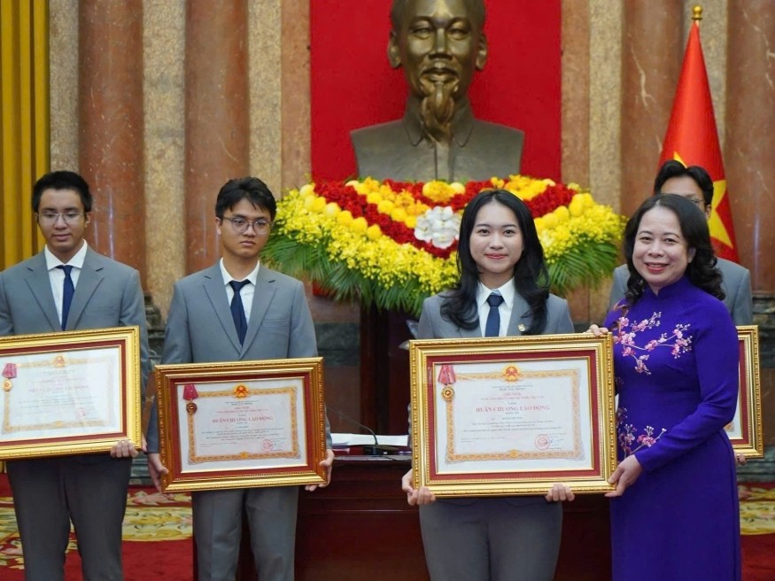 Tân học viên Học viện An ninh Nhân dân được trao tặng Huân chương