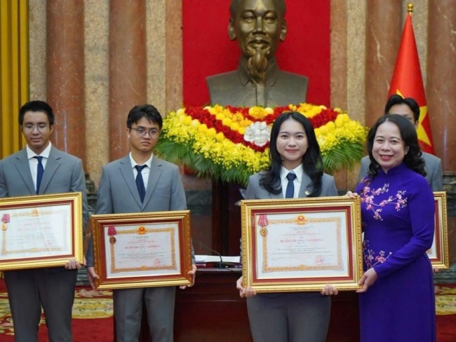 Tân học viên Học viện An ninh Nhân dân được trao tặng Huân chương