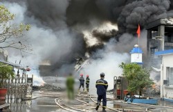 Hải Phòng: Thông tin mới nhất về vụ cháy xưởng sản xuất giày ở xã Chấn Hưng