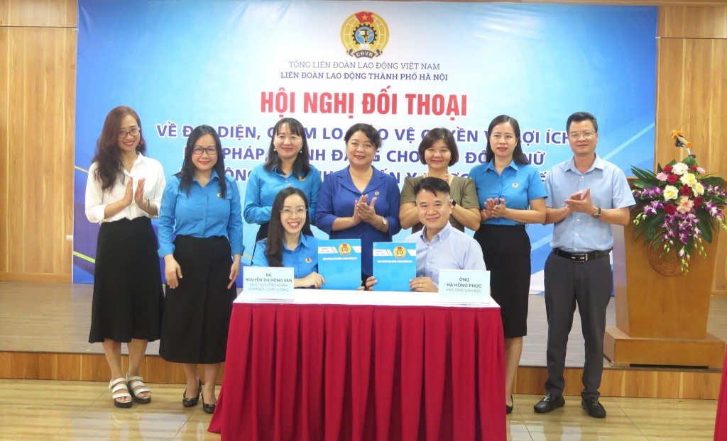 Những phúc lợi quan trọng cho lao động nữ tại Công ty TNHH Tư vấn Y dược Quốc tế (IMC) đã được đưa vào Thỏa ước lao động tập thể thông qua đối thoại Để tổ chức Công đoàn thực sự trở thành một “điểm tựa tin cậy”