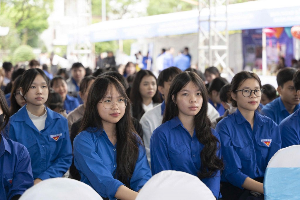 Chương trình nâng cao nhận thức của thanh niên về cơ hội và thách thức trong bối cảnh cách mạng công nghiệp 4.0 (Ảnh Đ.Minh)