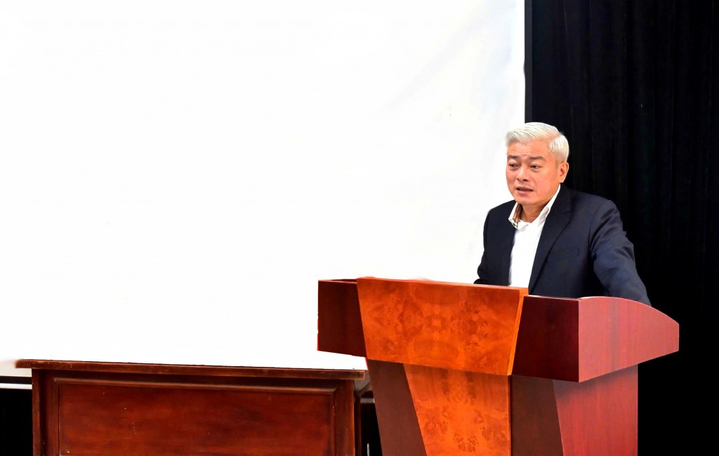 Bí thư Đảng uỷ, Chủ tịch HĐND phường Đại Mỗ Mai Trọng Thái động viên các lực lượng ra quân làm nhiệm vụ Bí thư Đảng uỷ, Chủ tịch HĐND phường Đại Mỗ Mai Trọng Thái động viên các lực lượng ra quân làm nhiệm vụ