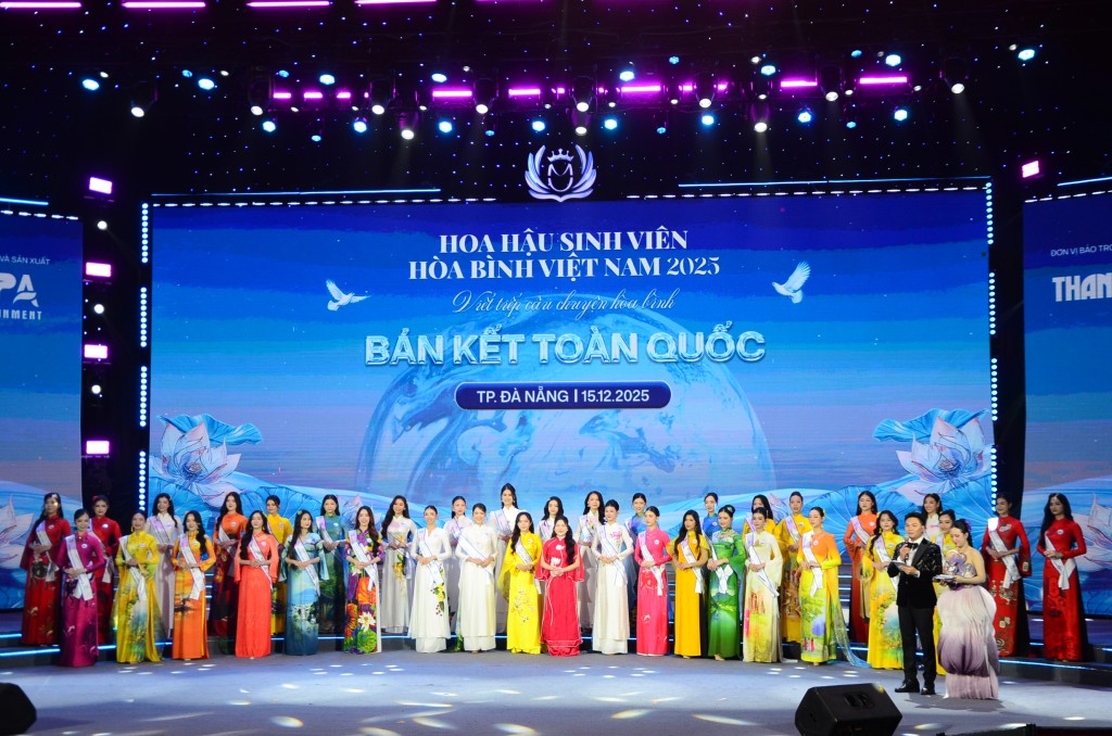 Top 36 thí sinh xuất sắc bước vào vòng chung kết Hoa hậu Sinh viên Hòa bình Việt Nam năm 2025 (Ảnh Đ.Minh) Top 36 thí sinh xuất sắc bước vào vòng chung kết Hoa hậu Sinh viên Hòa bình Việt Nam năm 2025 (Ảnh Đ.Minh)