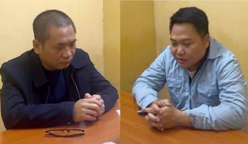 Bị can Nguyễn Tuấn Ngọc và Nguyễn Văn Sáng Bị can Nguyễn Tuấn Ngọc và Nguyễn Văn Sáng