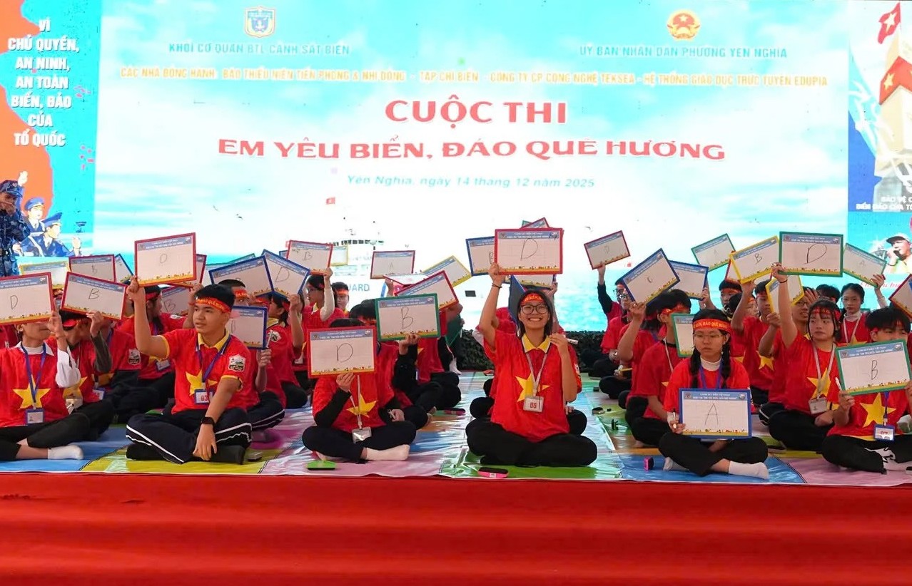 Sôi nổi cuộc thi “Em yêu biển, đảo quê hương”