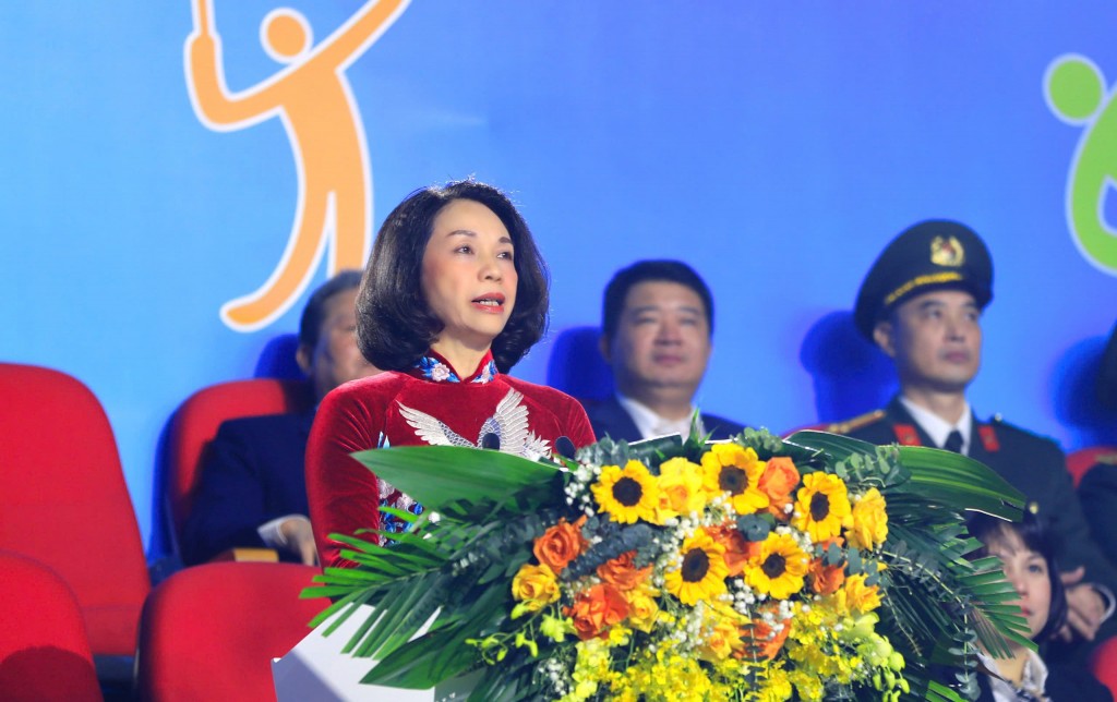 Phó Chủ tịch UBND thành phố Hà Nội Vũ Thu Hà phát biểu khai mạc Đại hội Phó Chủ tịch UBND thành phố Hà Nội Vũ Thu Hà phát biểu khai mạc Đại hội