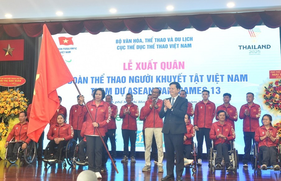Đoàn Thể thao Người khuyết tật sẽ phát huy cao nhất bản lĩnh và ý chí Việt Nam