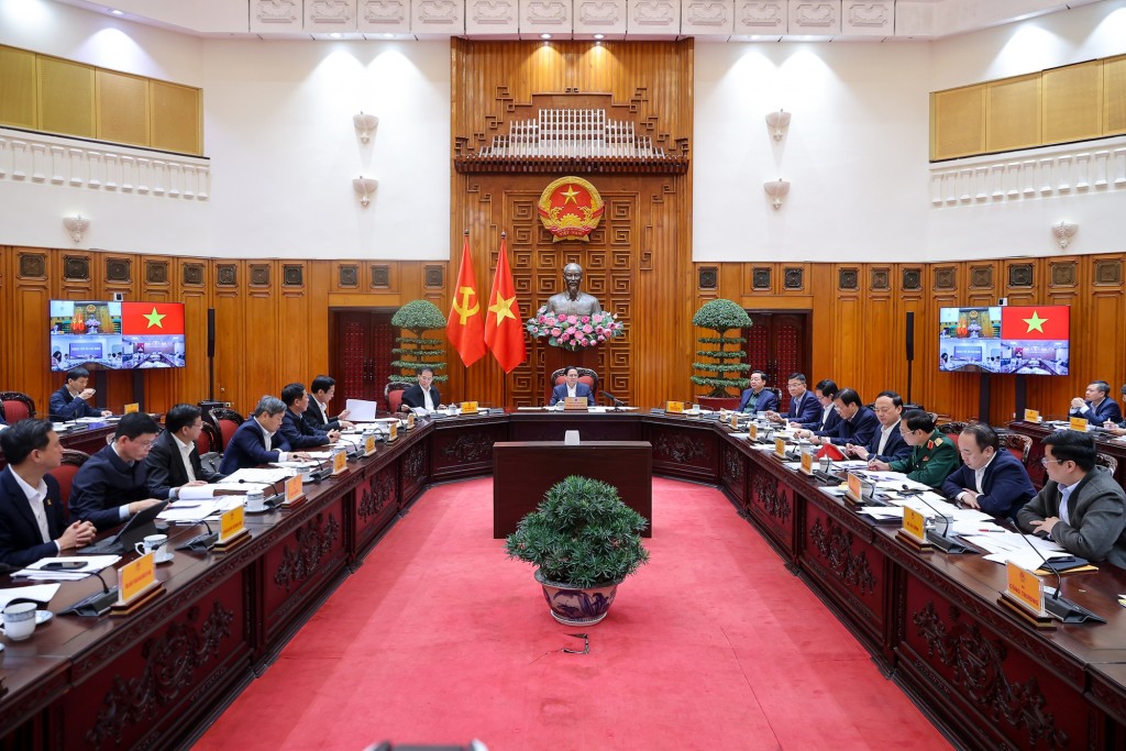 Thủ tướng Phạm Minh Chính chủ trì cuộc họp của Thường trực Chính phủ về công tác chuẩn bị tổ chức lễ khởi công, khánh thành, thông xe kỹ thuật các công trình, dự án chào mừng Đại hội đại biểu toàn quốc lần thứ XIV của Đảng - Ảnh: VGP/Nhật Bắc Thủ tướng Phạm Minh Chính chủ trì cuộc họp của Thường trực Chính phủ về công tác chuẩn bị tổ chức lễ khởi công, khánh thành, thông xe kỹ thuật các công trình, dự án chào mừng Đại hội đại biểu toàn quốc lần thứ XIV của Đảng - Ảnh: VGP/Nhật Bắc