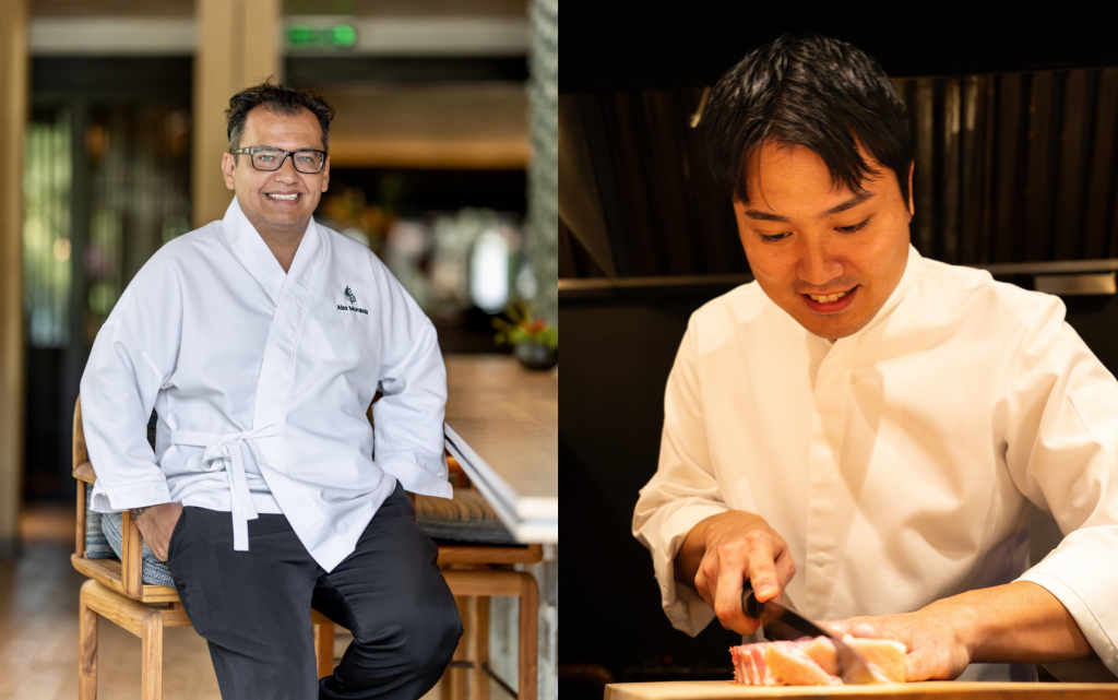 Bếp trưởng Alex Moranda (trái) của NAYUU và đầu bếp Kazu Miyata của Odo mang đến trải nghiệm ẩm thực khó quên cho mùa lễ hội Bếp trưởng Alex Moranda (trái) của NAYUU và đầu bếp Kazu Miyata của Odo mang đến trải nghiệm ẩm thực khó quên cho mùa lễ hội