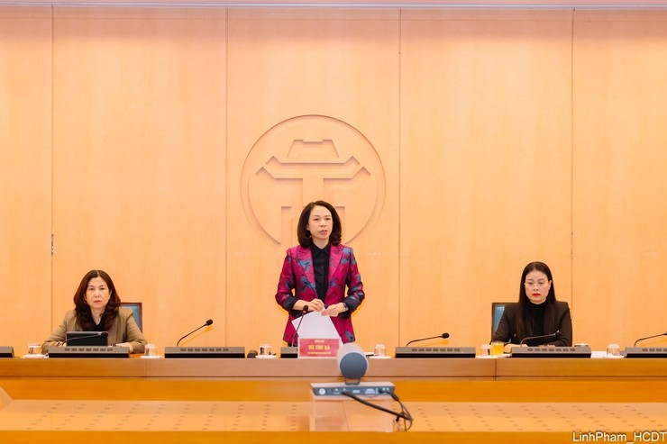 Phó Chủ tịch UBND thành phố Hà Nội Vũ Thu Hà chủ trì cuộc họp Phó Chủ tịch UBND thành phố Hà Nội Vũ Thu Hà chủ trì cuộc họp