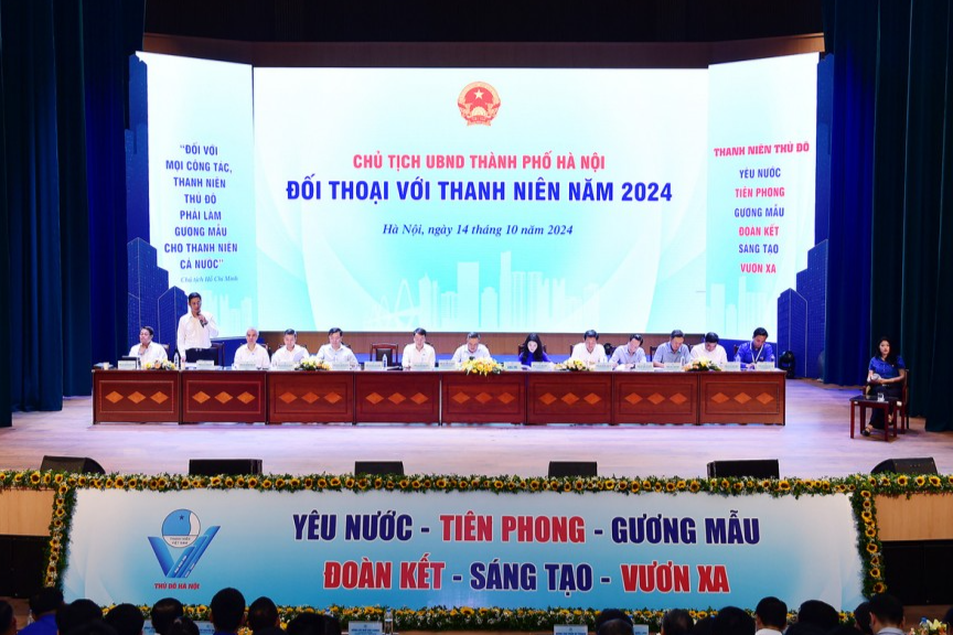 Đối thoại thanh niên Thủ đô: Khơi dậy khát vọng, tiên phong sáng tạo Đối thoại thanh niên Thủ đô: Khơi dậy khát vọng, tiên phong sáng tạo