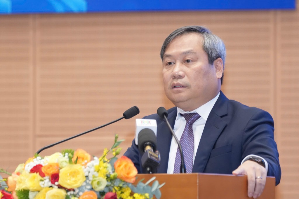 Chủ tịch UBND thành phố Hà Nội phát biểu kết luận tại Chương trình đối thoại với thanh niên năm 2025.