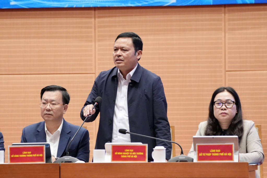 Phó Giám đốc Sở Nông nghiệp và Môi trường Hà Nội Tạ Văn Cường