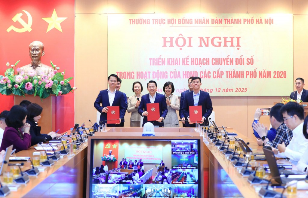 Hà Nội tiên phong chuyển đổi số trong hoạt động HĐND hai cấp