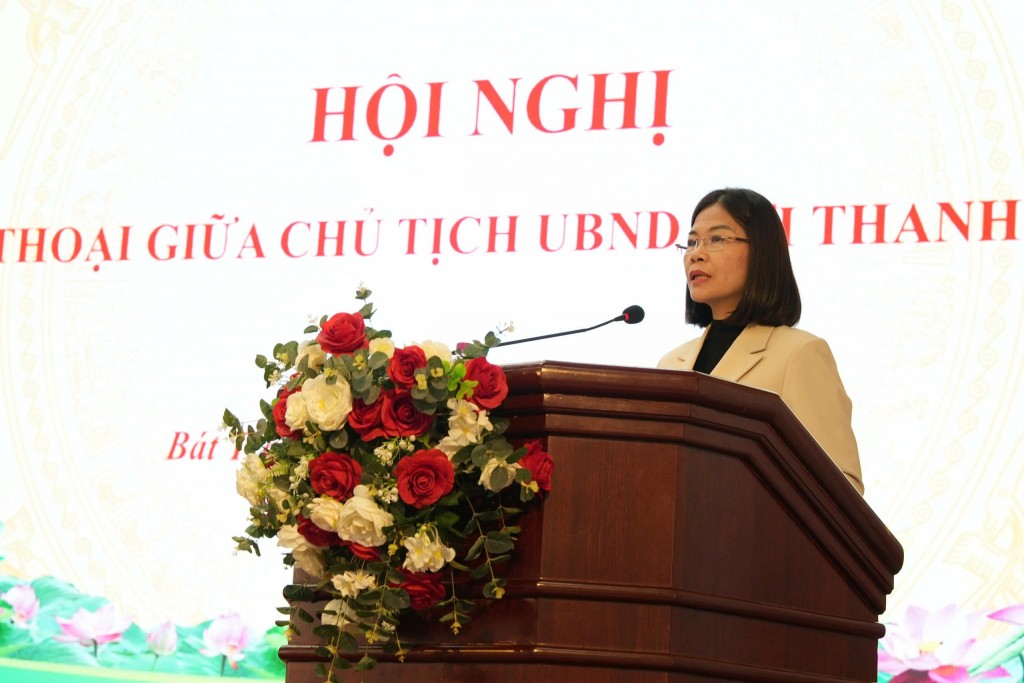 Chủ tịch UBND xã Bát Tràng đối thoại với thanh niên