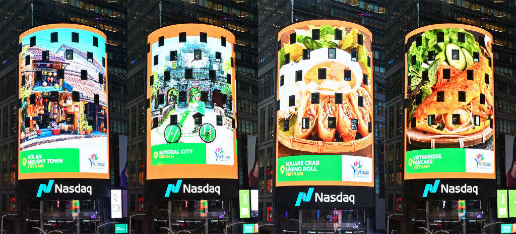 Grab tôn vinh di sản và ẩm thực Việt Nam tại Quảng trường Thời Đại, New York Grab tôn vinh di sản và ẩm thực Việt Nam tại Quảng trường Thời Đại, New York