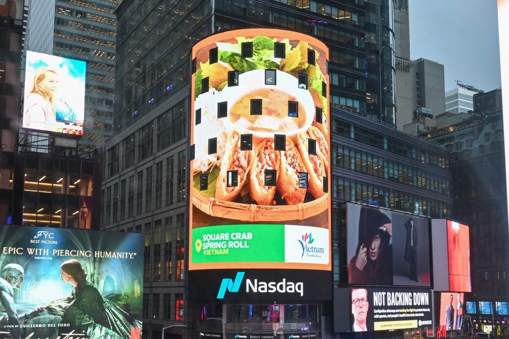 Grab tôn vinh di sản và ẩm thực Việt Nam tại Quảng trường Thời Đại, New York Grab tôn vinh di sản và ẩm thực Việt Nam tại Quảng trường Thời Đại, New York