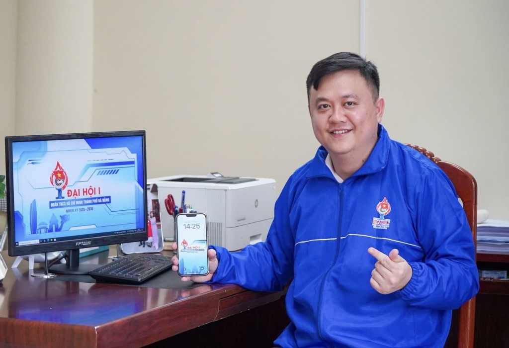 Anh Lê Công Hùng, Phó Chủ tịch Ủy ban MTTQ thành phố, Bí thư Thành đoàn Đà Nẵng nhận định, đưa các nền tảng số vào công tác tổ chức tạo điều kiện để đoàn viên tham gia đại hội một cách chủ động và bình đẳng Anh Lê Công Hùng, Phó Chủ tịch Ủy ban MTTQ thành phố, Bí thư Thành đoàn Đà Nẵng nhận định, đưa các nền tảng số vào công tác tổ chức tạo điều kiện để đoàn viên tham gia đại hội một cách chủ động và bình đẳng