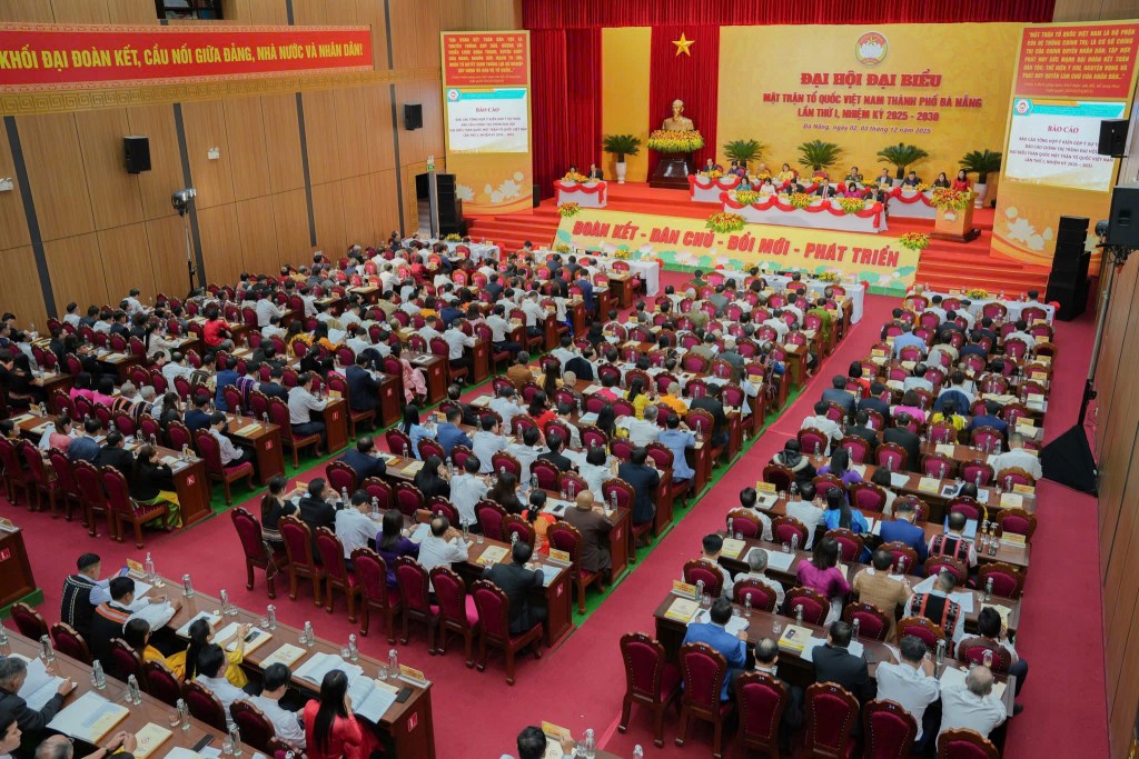 Đại hội đại biểu Mặt trận Tổ quốc Việt Nam TP Đà Nẵng lần thứ I (nhiệm kỳ 2025 - 2030) đã diễn ra thành công tốt đẹp Đại hội đại biểu Mặt trận Tổ quốc Việt Nam TP Đà Nẵng lần thứ I (nhiệm kỳ 2025 - 2030) đã diễn ra thành công tốt đẹp