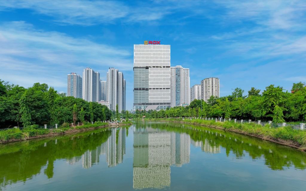 ROX Tower Goldmark City bắt nhịp xu hướng văn phòng