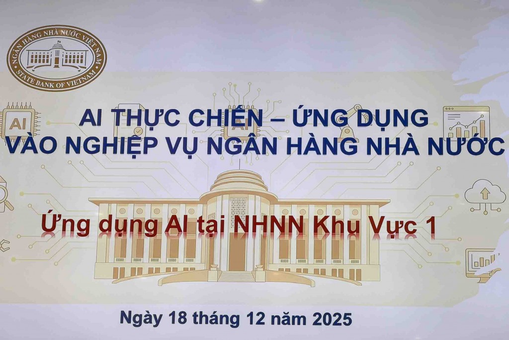 Ngân hàng Nhà nước Chi nhánh Khu vực 1 tiên phong ứng dụng AI trong nghiệp vụ Ngân hàng Nhà nước Chi nhánh Khu vực 1 tiên phong ứng dụng AI trong nghiệp vụ