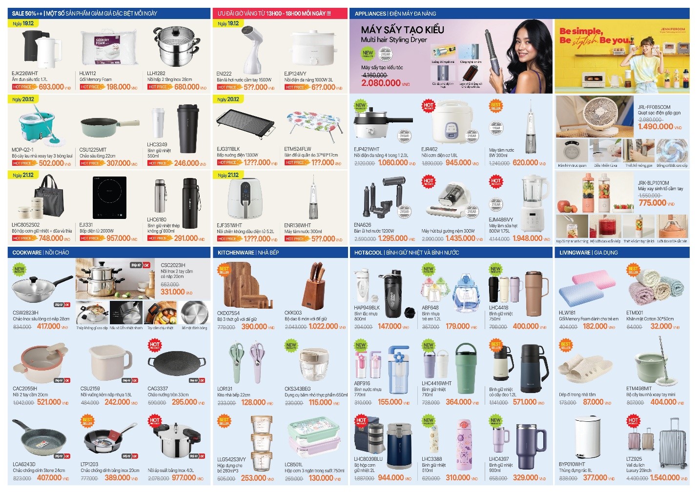 LocknLock giảm đến 70% tại Ngày Thương hiệu W2C Bắc Ninh Chú thích ảnh