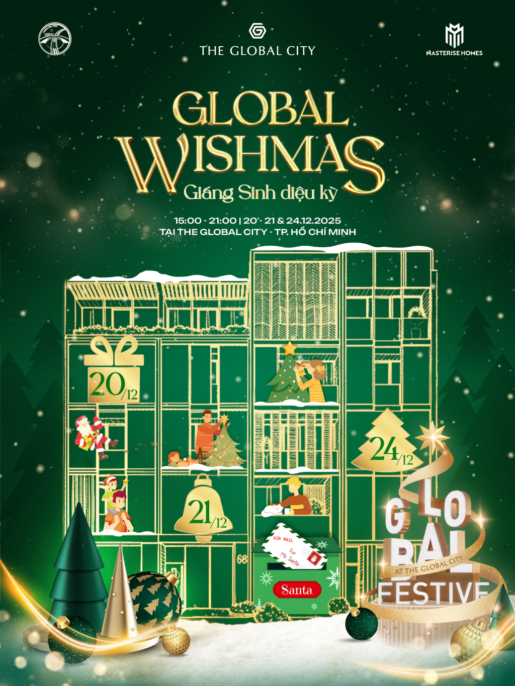 Sự kiện Global Wishmas sẽ diễn ra vào ngày 20 - 21 & 24/12/2025 Sự kiện Global Wishmas sẽ diễn ra vào ngày 20 - 21 & 24/12/2025