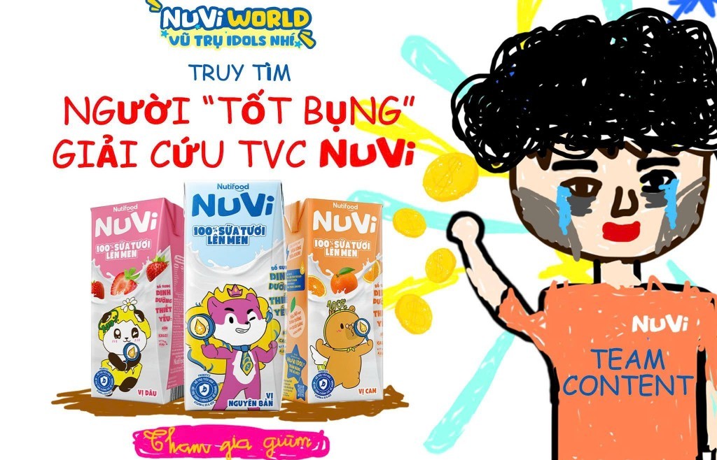 Truy tìm người tốt bụng giải cứu TVC NuVi, trúng vàng SJC